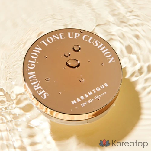 Солнцезащитная сыворотка Marshique Serum Glow Tone-Up Sun Cushion SPF50+ PA++++, 1 шт., 12 г