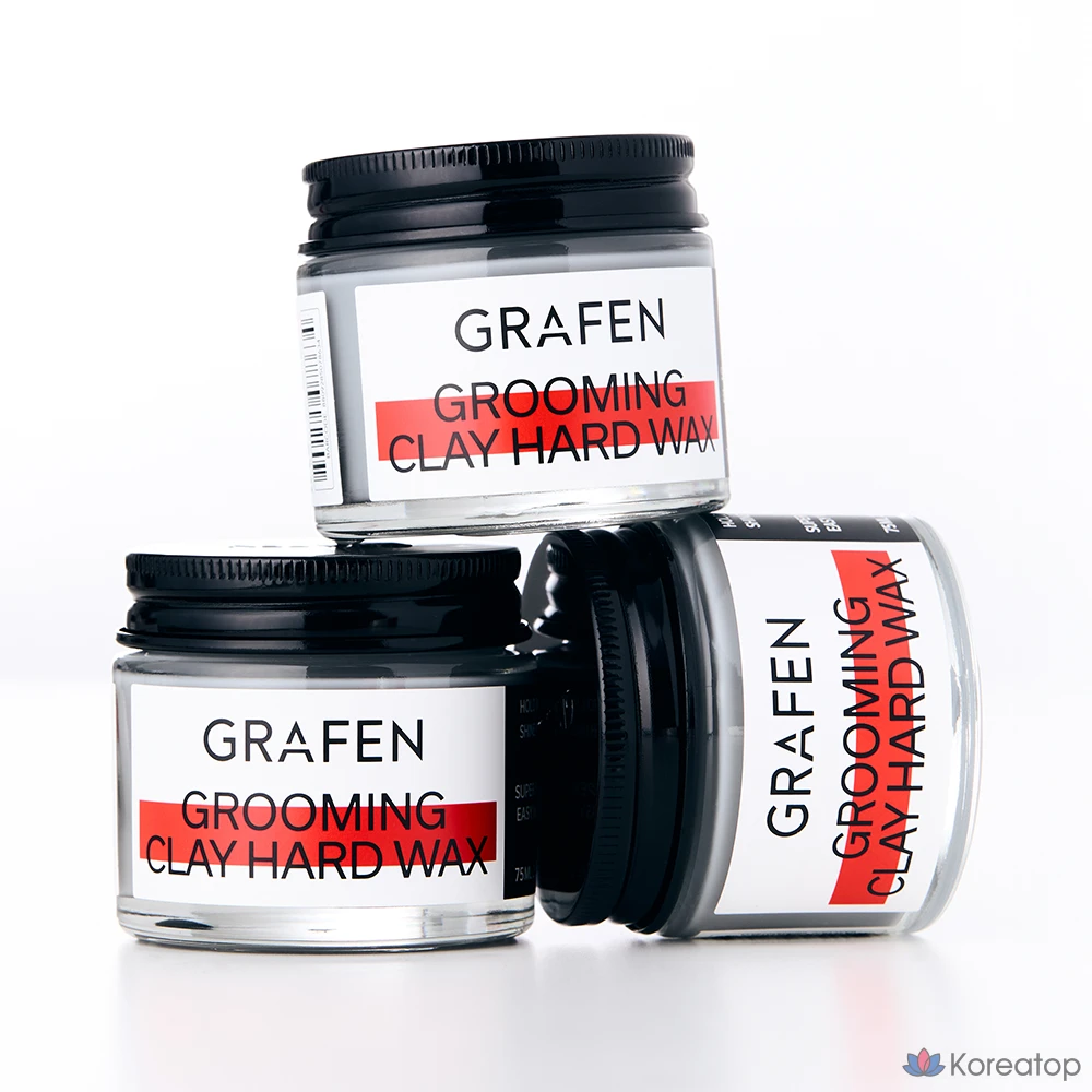 Глина для укладки волос с графеном, твердый воск для волос, 75 г, 1 упаковка
