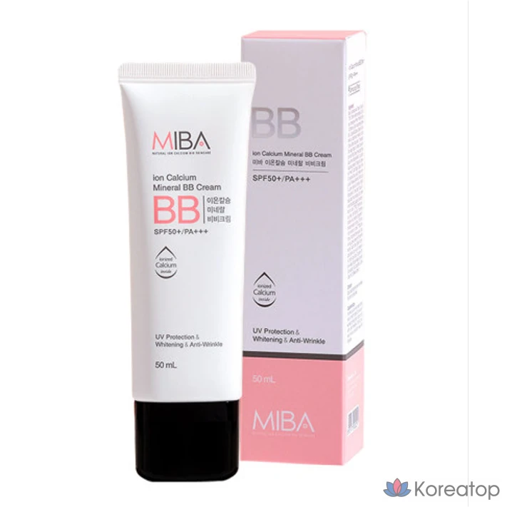 Miba Ion Calcium Mineral BB Cream SPF50+ PA+++ 50 мл, 1 шт.
