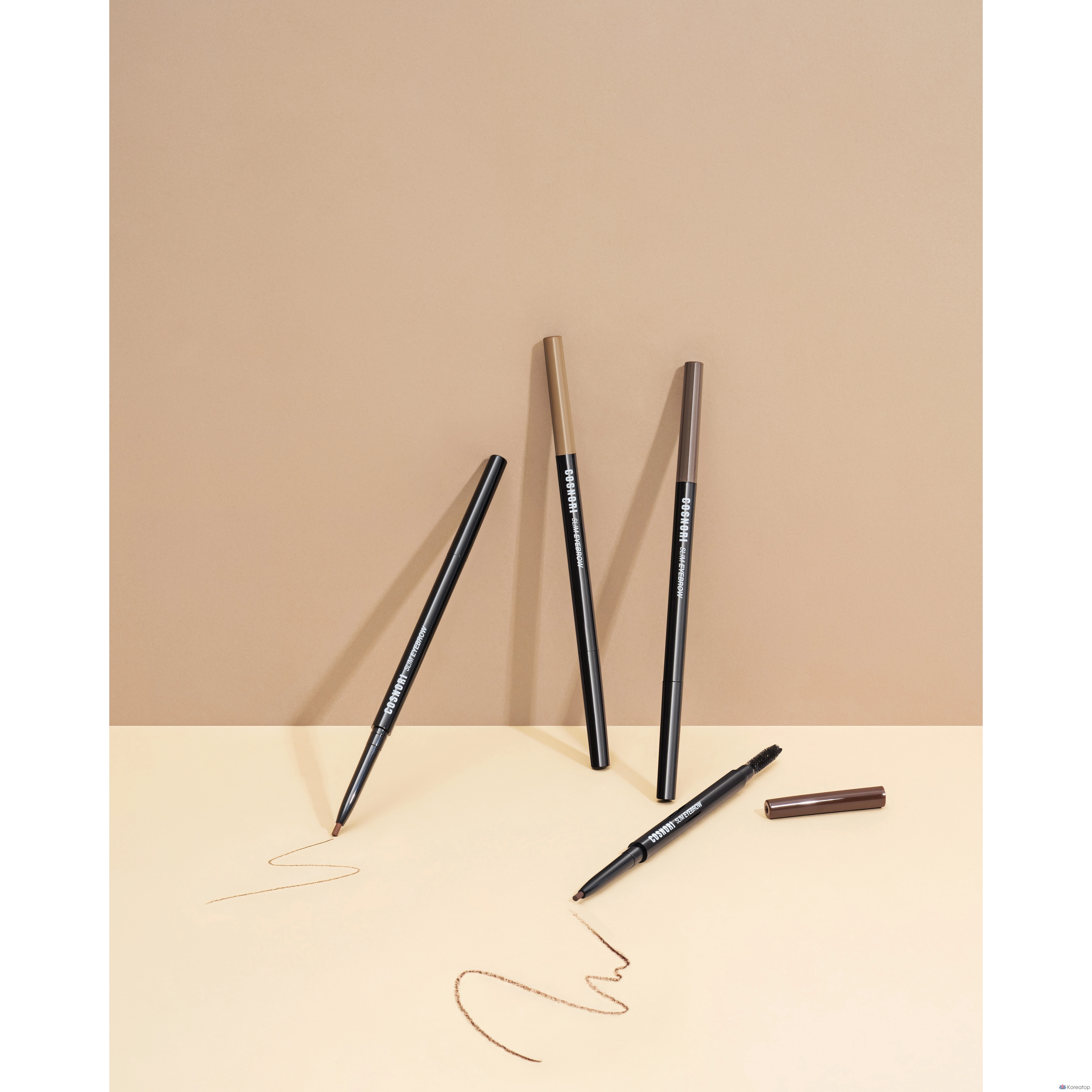 Карандаш для бровей Cosnori Slim Eyebrow Pencil, оттенок 07 Ash Brown, 0.13 г, 1 шт., фото 4