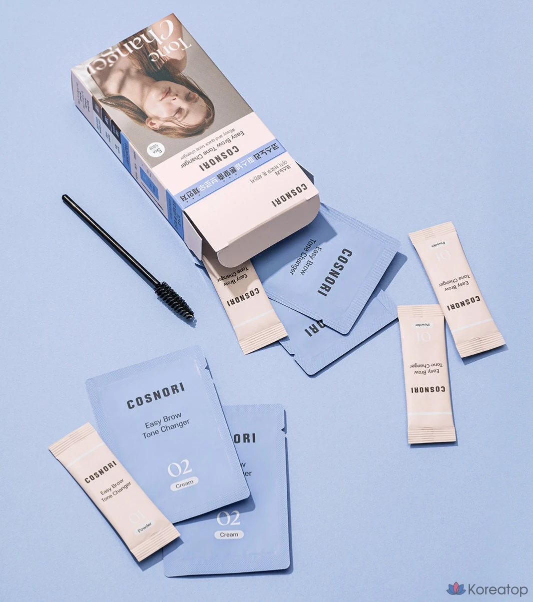 Осветляющее средство для бровей Cosnori Easy Brow Tone Changer Bleacher, 5 доз, 1 упаковка