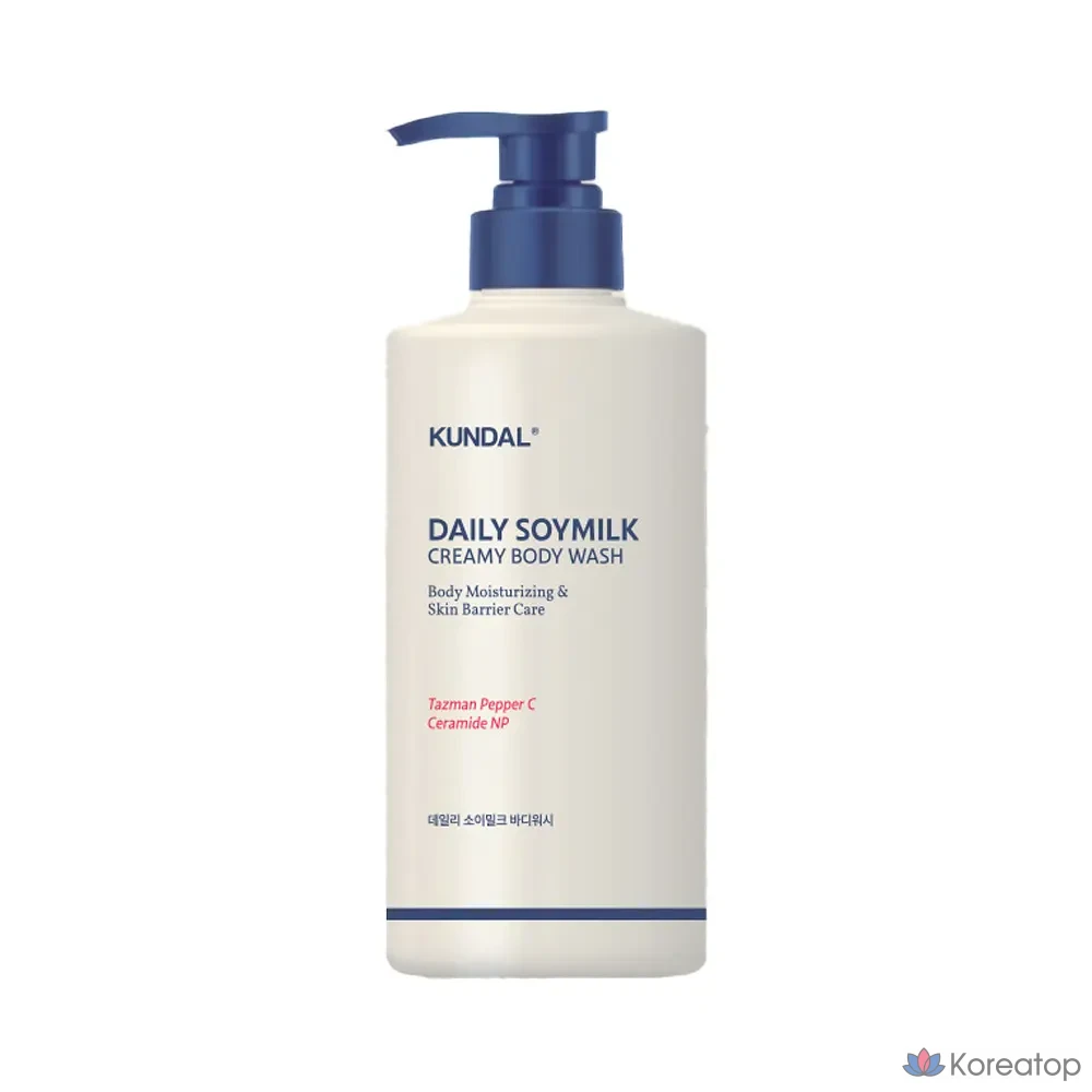 Гель для душа Kundal Daily Soy Milk Creamy Body Wash Mellow Vanilla, 1000 мл, 1 л, 1 шт.