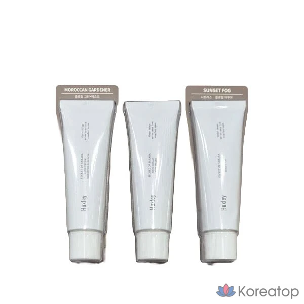 Набор из 3 флаконов парфюмерного крема для рук Huxley, 30 мл.