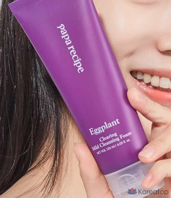 Очищающая пенка Papa Recipe Eggplant Clearing Mild Cleansing Foam, 120 мл, 1 шт.