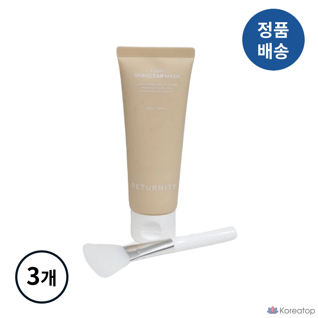 Yulmu Skin Clean Pack Spatula Planning I Sebum Care Transparent Glow One-Step Mask Cream Texture Eye Puffiness Care, 3 штуки, 1 упаковка