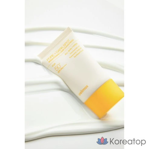 Celimax Осветляющий солнцезащитный крем Pore + Dark Spot Brightening Care Sunscreen SPF50, 50 мл
