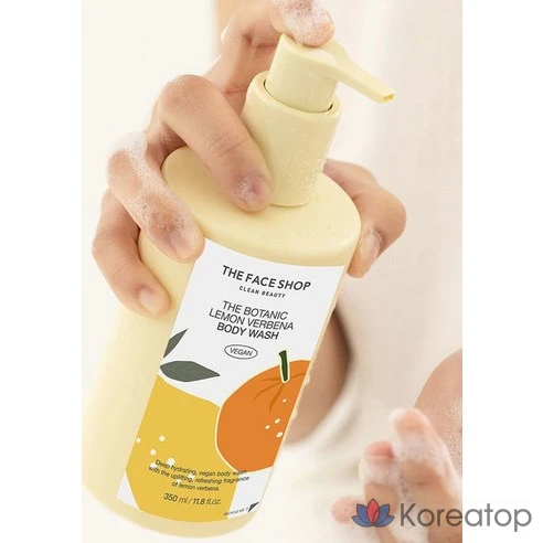 Гель для душа с ароматом лимонной вербены The Face Shop The Botanic