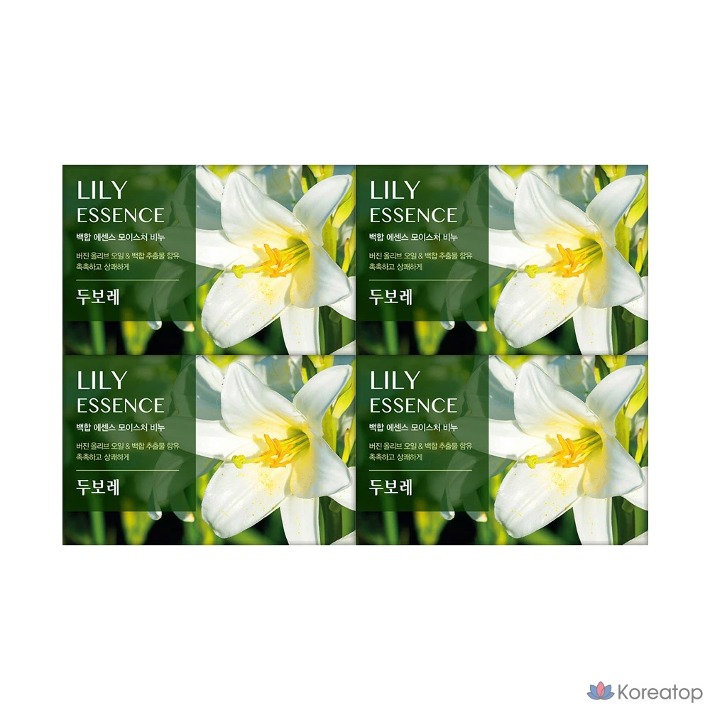 Мыло Happy Bath Dubore Soap Lily, 100 г, 4 шт.