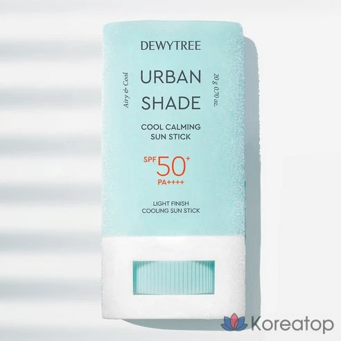 Успокаивающий солнцезащитный стик Dewytree Urban Shade Cool Calming Sun Stick SPF50+ PA++++, 20 г, 2 шт