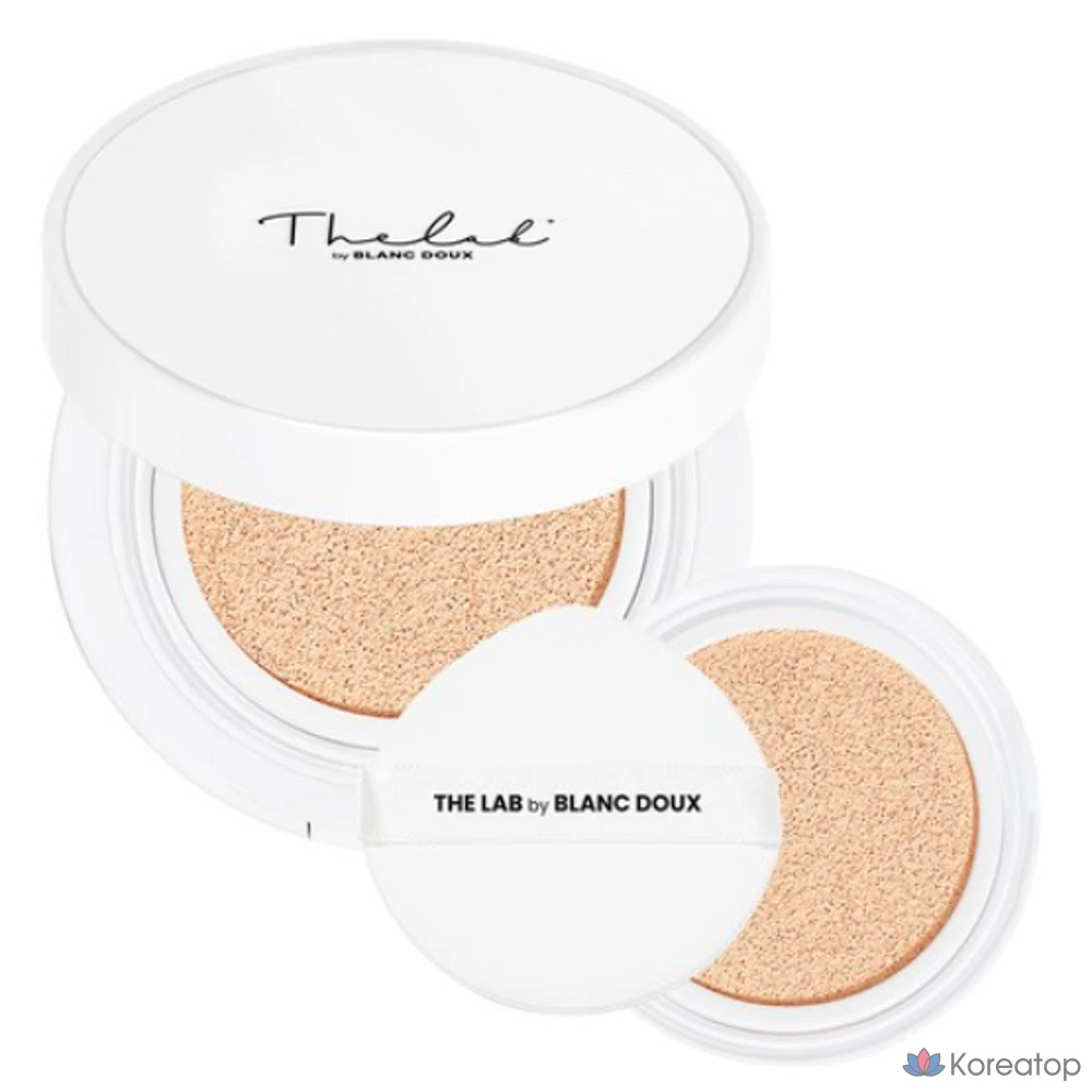 Кушон THE LAB by blanc doux Oligo Hyaluronic Acid Healthy Cream Cushion + Refill, оттенок 02 Beige, 4 шт.