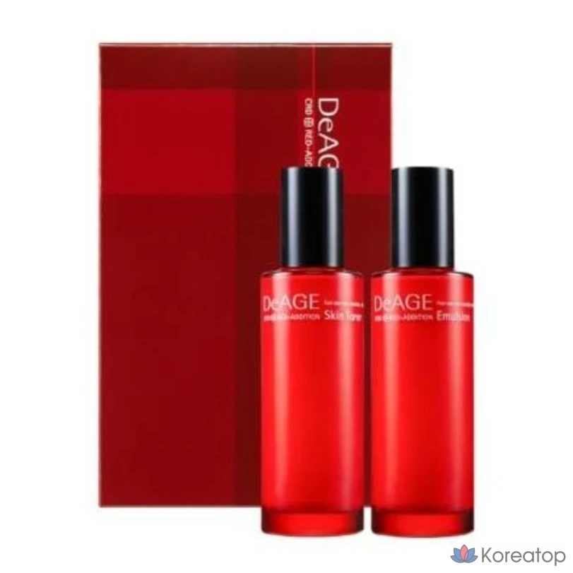 Charmzone Deage Red Addition Duo Set/Skin Emulsion, 4 комплекта