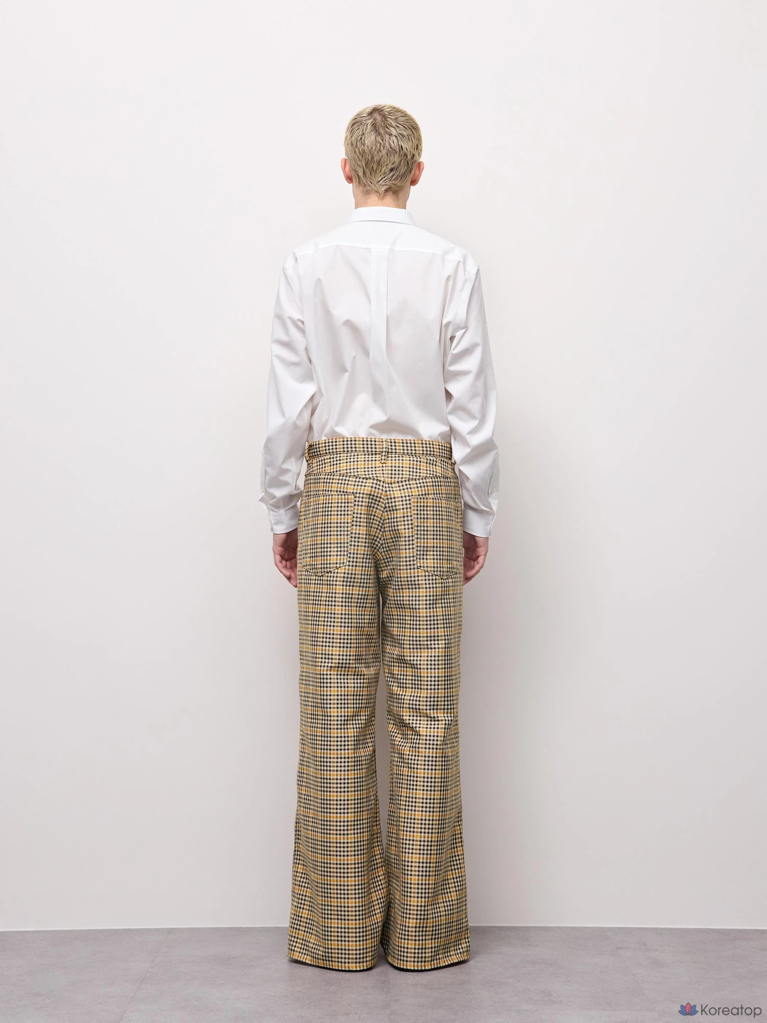 Брюки Uniqlo Check Wide Flare Pants