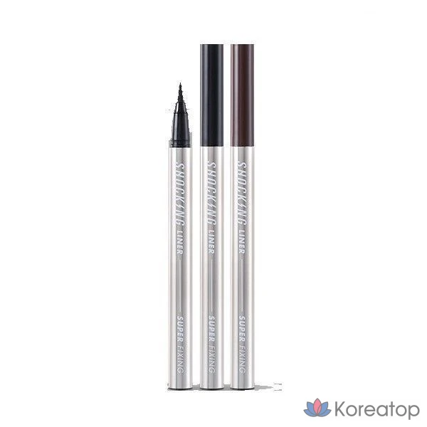 Подводка для глаз Shocking Vegan Liner Super Fixing, № 1, цвет Shocking Black, 1 упаковка.