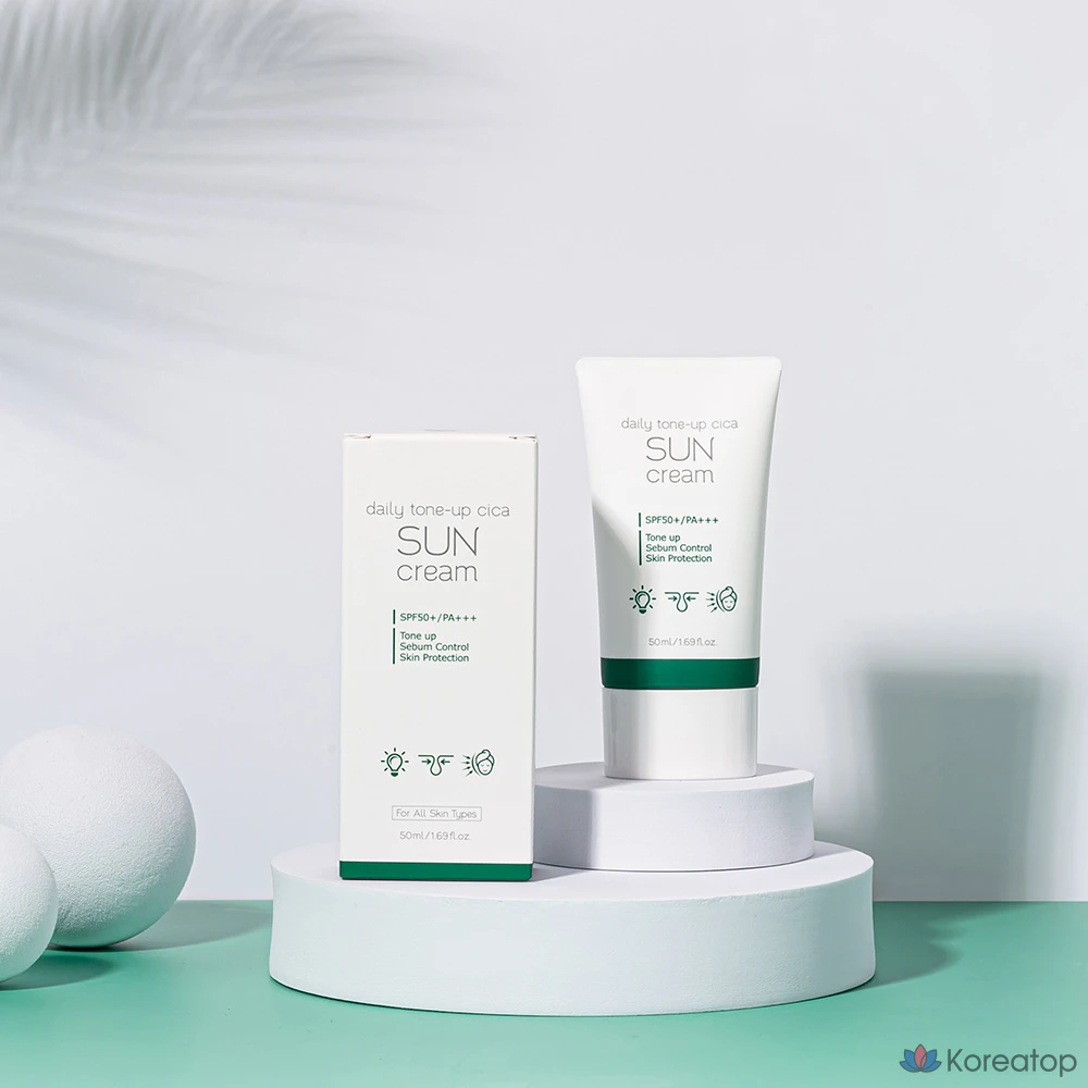 Солнцезащитный крем Prreti Daily Tone-Up Cica SPF50+ PA+++, 50 мл, 1 шт.