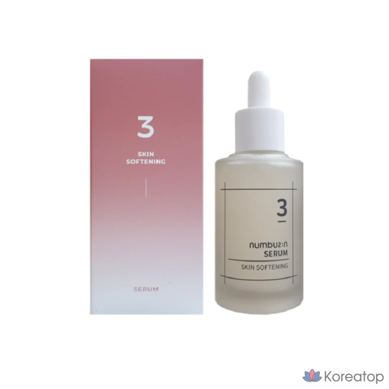 Сыворотка для лица Numbers In No. 3 Soft Smoothing Serum, 50 мл, 1 шт.
