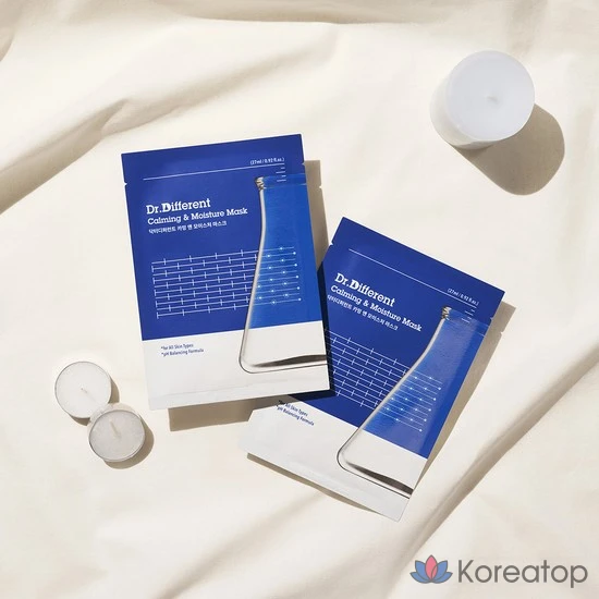 Успокаивающая и увлажняющая маска для лица Dr. Different, 1 упаковка, 1 шт.