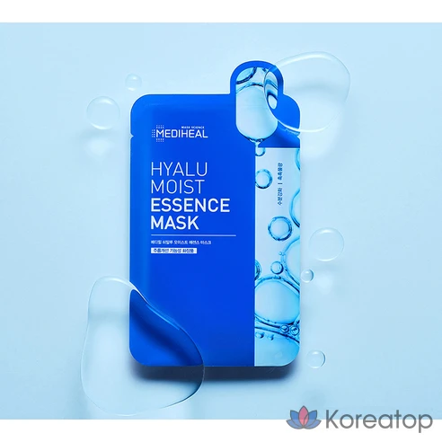 Тканевая маска Mediheal+ Гиалуроновая увлажняющая эссенция + Пептидная лифтинговая ампульная маска
