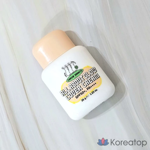 Крем для лица Chasing Rabbit All About Glow 24-Hour Cover Cream с аппликатором LJYB Fat Bubble Puff, фото 4