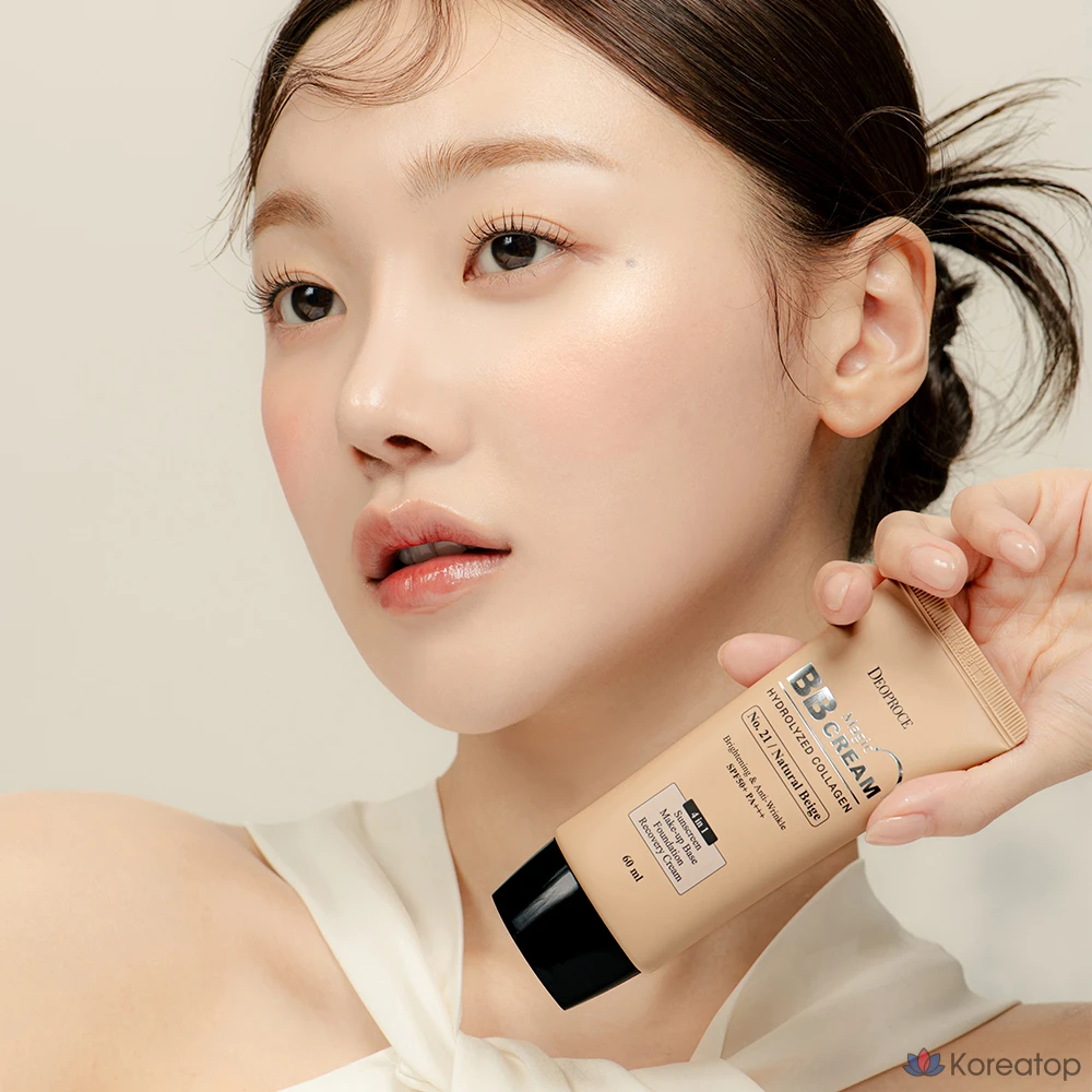 BB-крем Deoproce Magic SPF50+ PA+++, № 21 Натуральный бежевый, 60 мл, 1 шт., фото 3