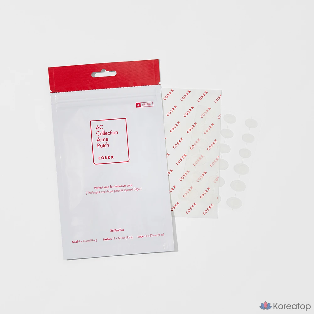 Пластыри от прыщей COSRX AC Collection, 26 листов, 1 штука