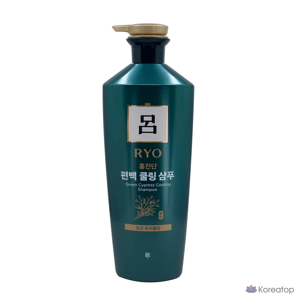 Охлаждающий шампунь Ryo Hongjindan Cypress, 820 мл, 1 флакон.