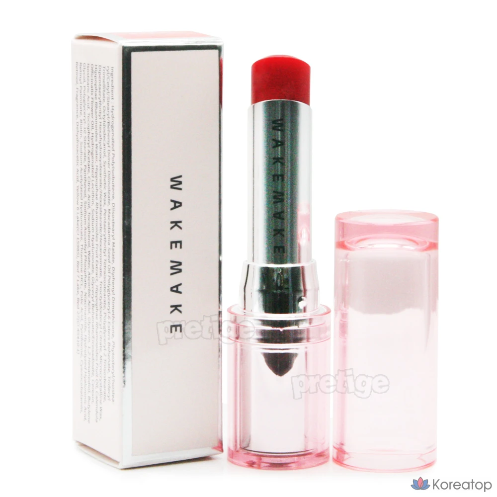 Увлажняющий бальзам для губ WAKEMAKE Vitamin Moisture Tint Lip Balm 3,4 г, оттенок «Веселый апельсин», 1 шт.