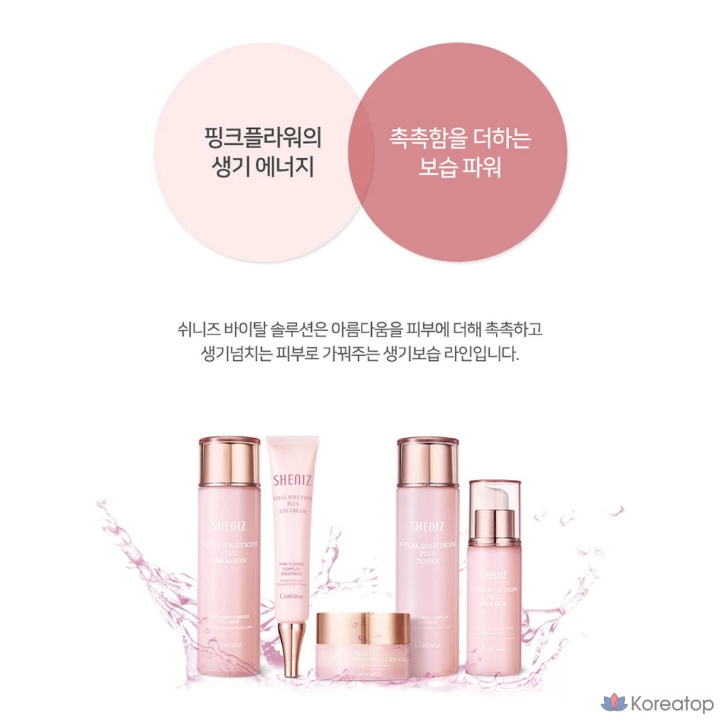 Тоник для лица Coreana Shine's Vital Solution Plus, 1 шт., 150 мл