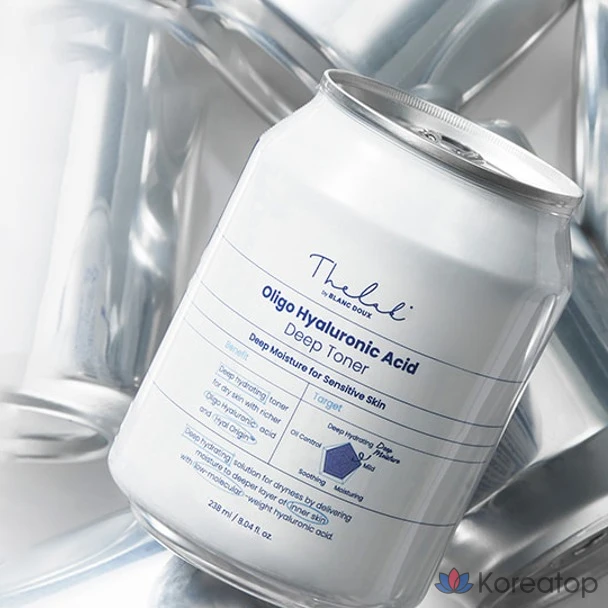 Сменный блок тоника для глубокого увлажнения кожи с гиалуроновой кислотой THE LAB by blanc doux Oligo, 238 мл, 1 шт.