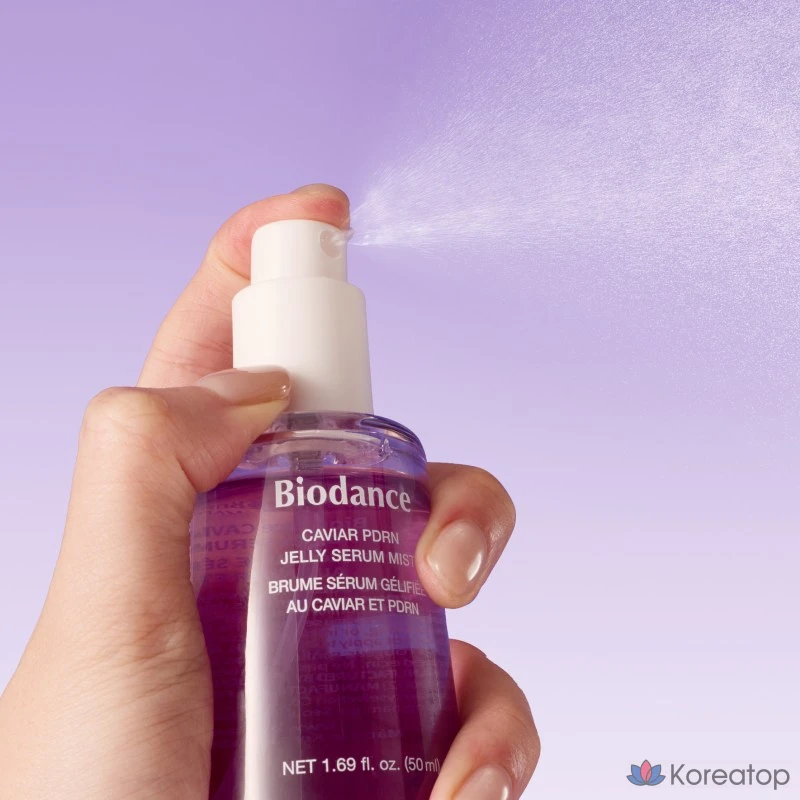 Спрей-сыворотка Biodance Caviar PDRN Jelly Serum Mist, 50 мл, 1 шт.