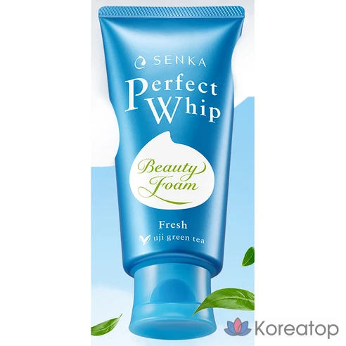 SHISEIDO Senka Perfect Whip Очищающая пенка для умывания на основе белой глины, 120 г