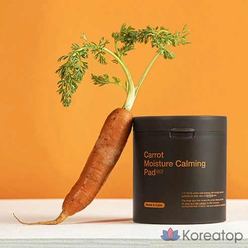 Увлажняющие успокаивающие пэды Mediheal Carrot Moisture Soothing Pad, 250 мл