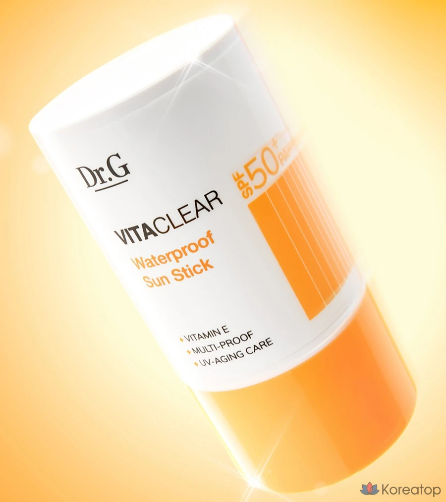 Солнцезащитный стик Dr.G Vita Clear Waterproof Sun Stick SPF50+ PA++++, 21 г, 1 шт.