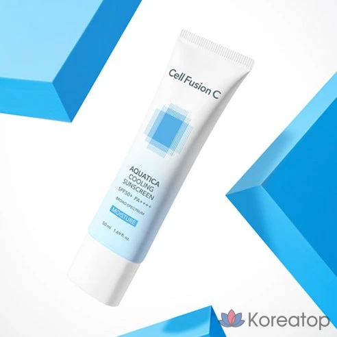 Охлаждающий солнцезащитный крем Cellfusion C Aquatica SPF50+ PA++++