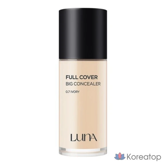 Luna Long-Lasting Full Cover Big Concealer, 40 г, 1 шт., цвет 0,7 IVORY