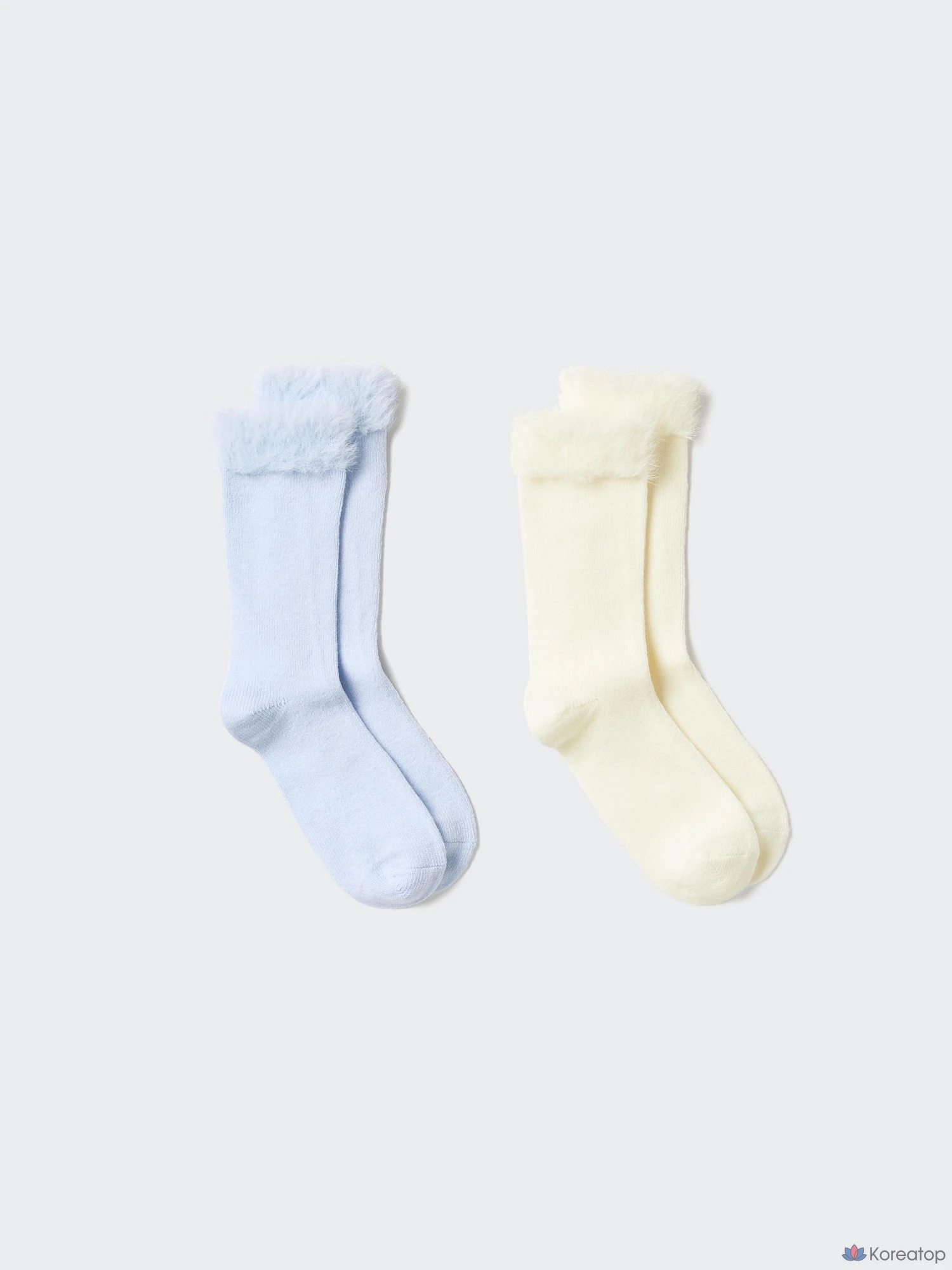 Носки детские Uniqlo Heattech Socks 2P Furry, 2 пары