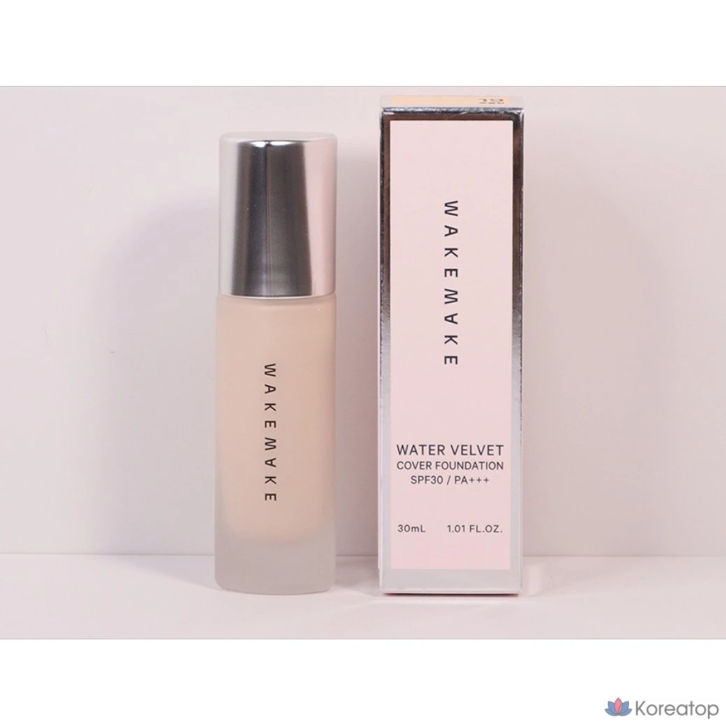 WAKEMAKE Водостойкая бархатистая тональная основа с защитой от потемнения, стойким ярким цветом и регулировкой времени нанесения, 23 Бежевый, 1 шт.