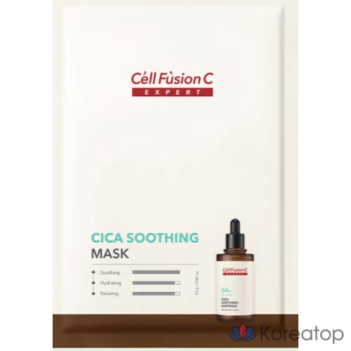 Успокаивающая маска Cellfusion C Expert Cica, 10 штук.