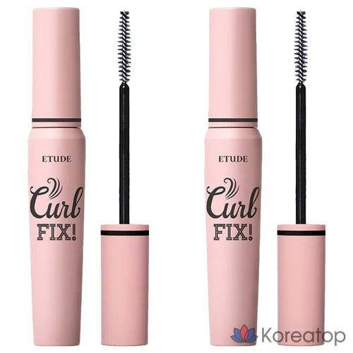 Тушь для ресниц Etude NEW Curl Fix Mascara, 8 г, черный цвет, 1 шт.