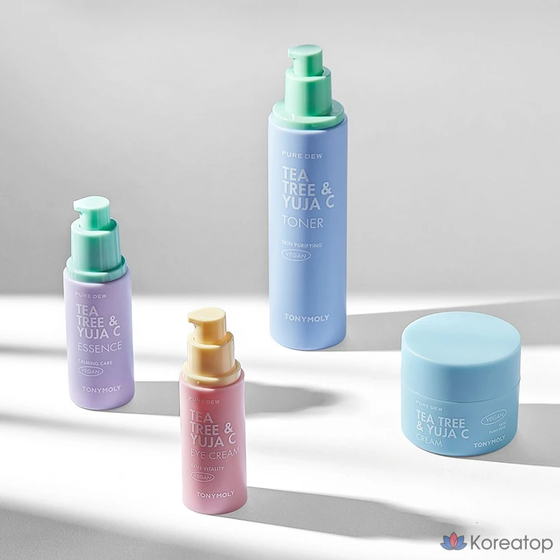 Крем для лица Tony Moly Puredew с маслом чайного дерева и семенами юдзу, 50 мл, 1 шт.