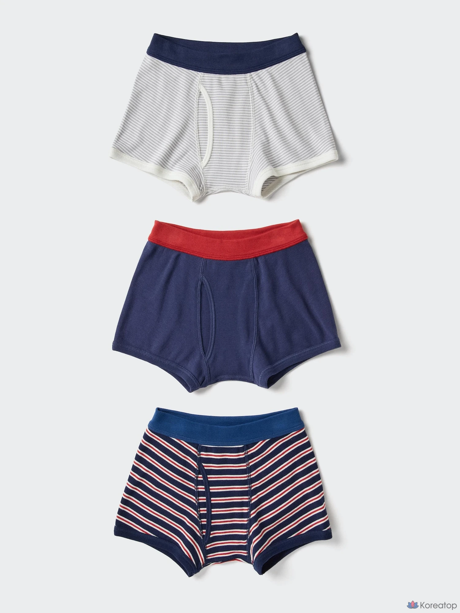 Трусы-боксеры для мальчиков Uniqlo Boxer Briefs, 3 шт.