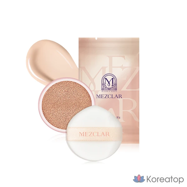Тональный крем-кушон Jayjun Skincare Air Fit Cover Cushion (SPF+ / PA++++), сменный блок № 21, 1 шт.
