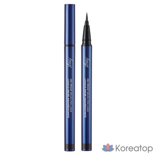 Фунтовая кисть-карандаш The Face Shop Inkproof Brush Pen, 0,6 г, 02, коричневый, 1 шт.