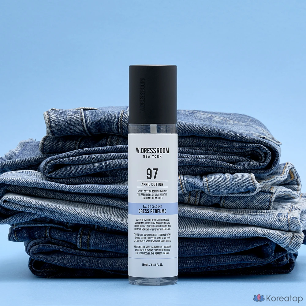 Ароматизатор для одежды и тела W.Dressroom Dress Perfume, оттенок April Cotton, 160 мл, 1 шт., фото 4