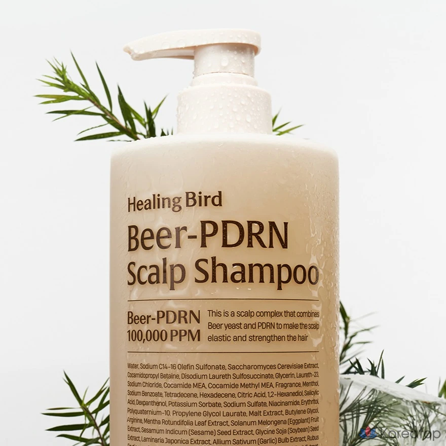 Шампунь Healing Bird Beer PDRN Anti-Hair Loss, 1 л, 1 шт.