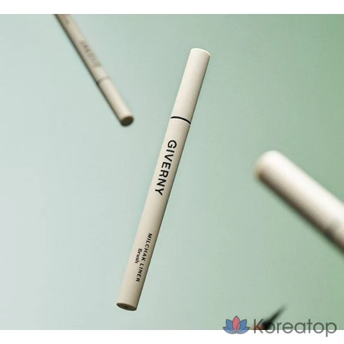 Кисть-лайнер Giverny Close-Fitting Brush Liner 0,6 г, оттенок 02 Black Brown