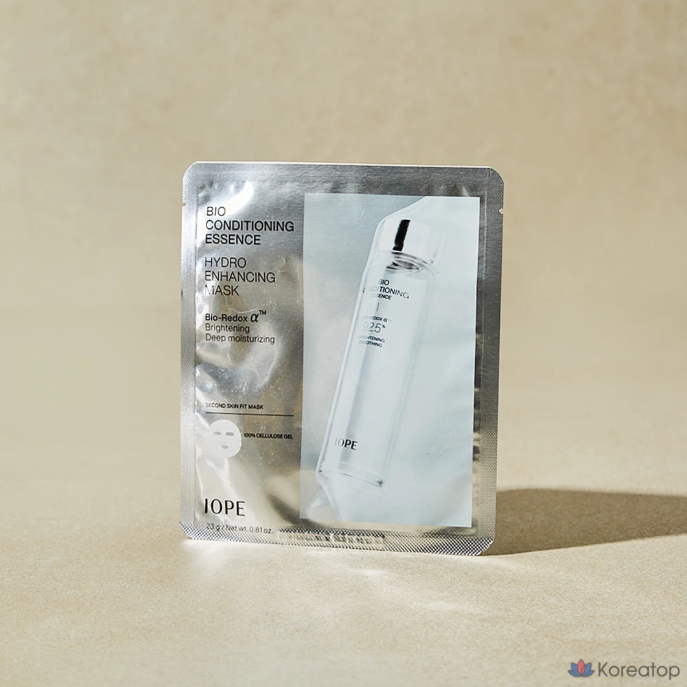 IOPE Bio Conditioning Essence Hydro Enhancing Mask, 23 г, 1 упаковка, 2 упаковки, фото 4