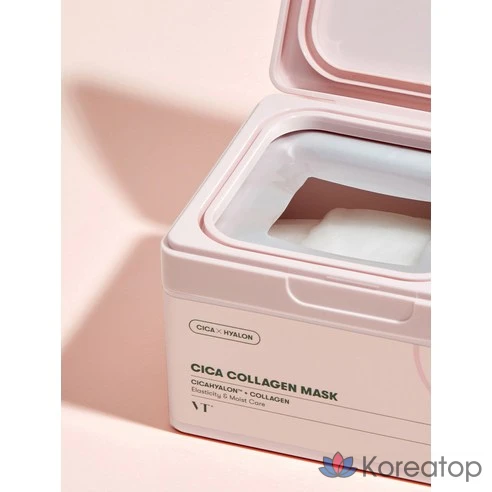 Маска Cica Collagen Mask от VT Cosmetics, 30 шт., 1 упаковка