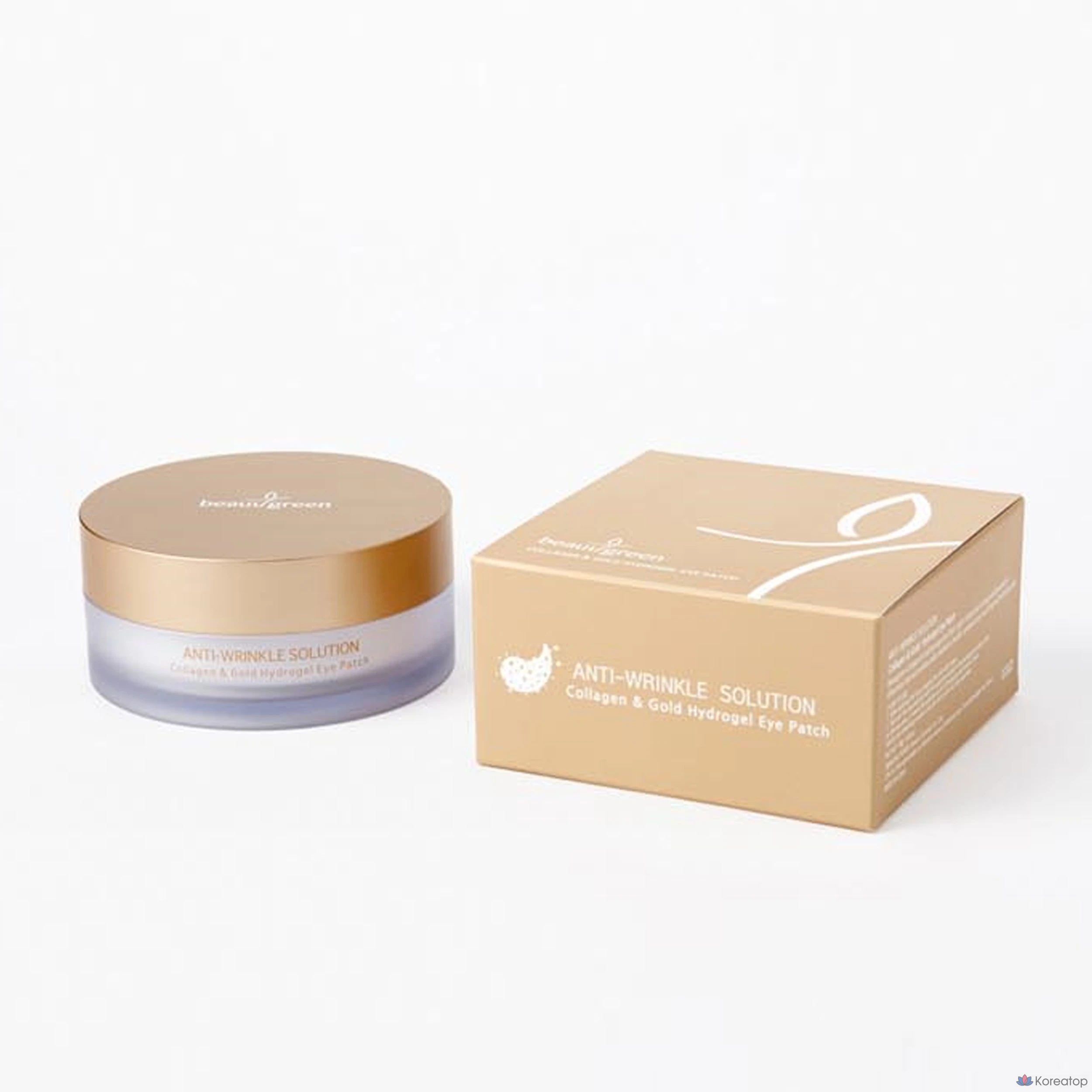 Патчи для глаз Beauugreen Collagen Gold Hydrogel Eye Patch от темных кругов и морщин под глазами, 1 упаковка, 1 шт.