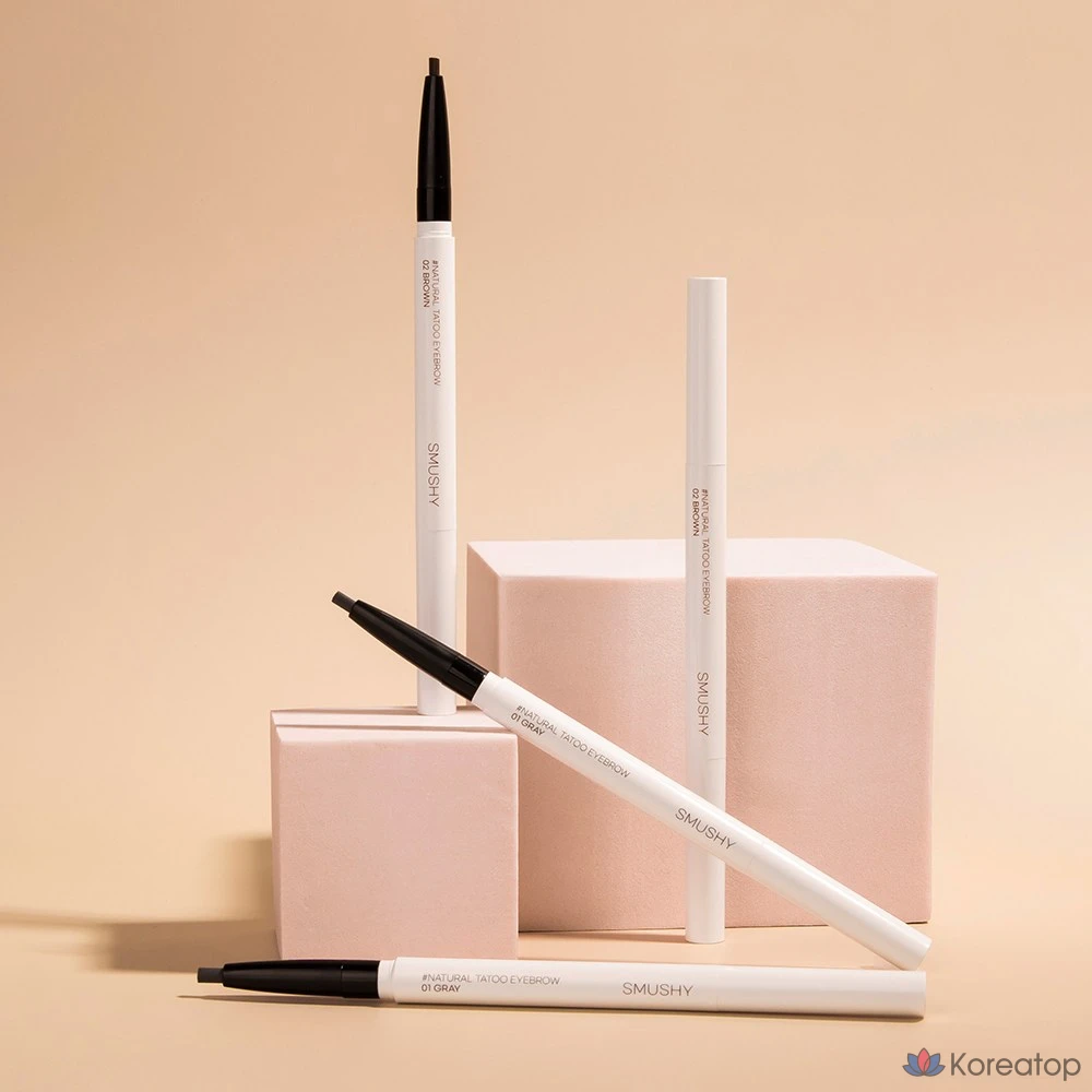 Татуаж бровей Rokkiss Smush Natural, 1 шт., серый.