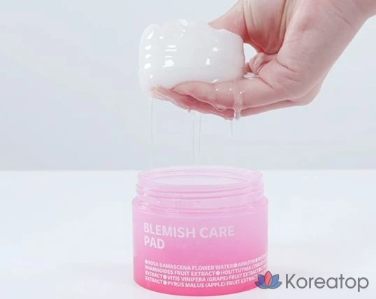 Сыворотка от прыщей Isoi Blemish Care Up Blemish Rose Serum, 35 мл, подушечки от прыщей 60 пенсов, набор из 2 комплектов., фото 4